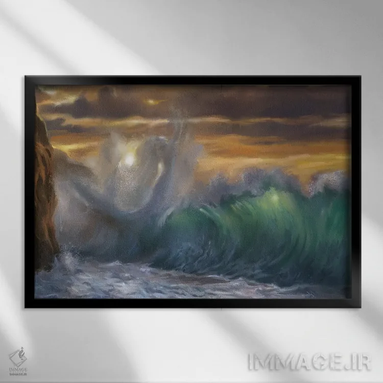 تابلو عنصر اثر آناستازیا اِوگرافوا - نمای قابدار مشکی