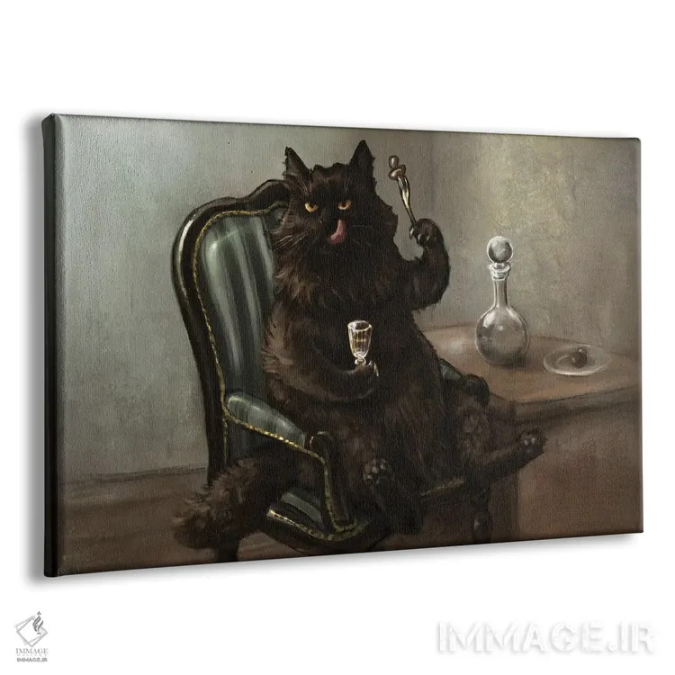 تابلو بهیموث (موجود افسانهای) اثر آناستازیا اِوگرافوا - نمای پرسپکتیو محصول