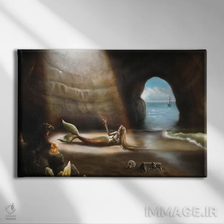 تابلو گنجینه اثر آناستازیا اِوگرافوا - نمای روبهرو روی دیوار