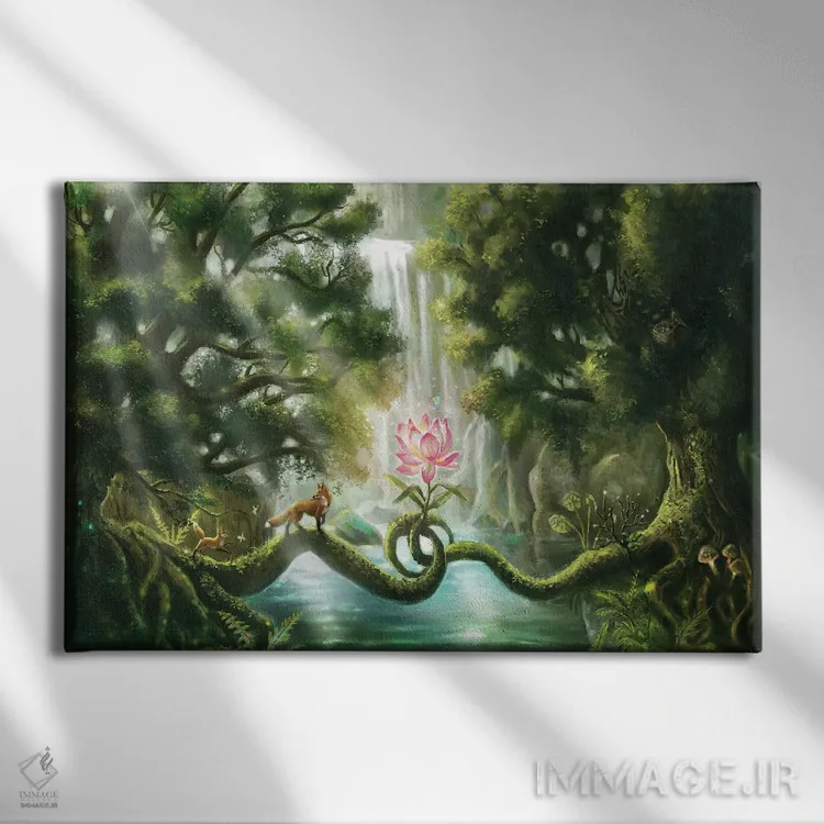 تابلو هارمونی جاودانه اثر آناستازیا اِوگرافوا - نمای روبهرو روی دیوار