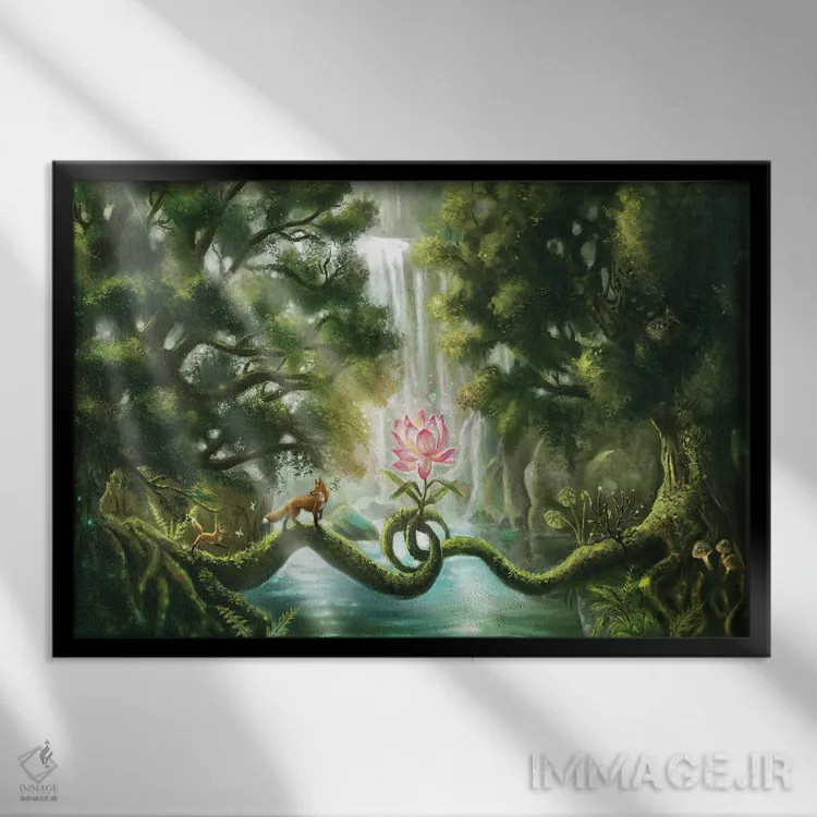 تابلو هارمونی جاودانه اثر آناستازیا اِوگرافوا - نمای قابدار مشکی