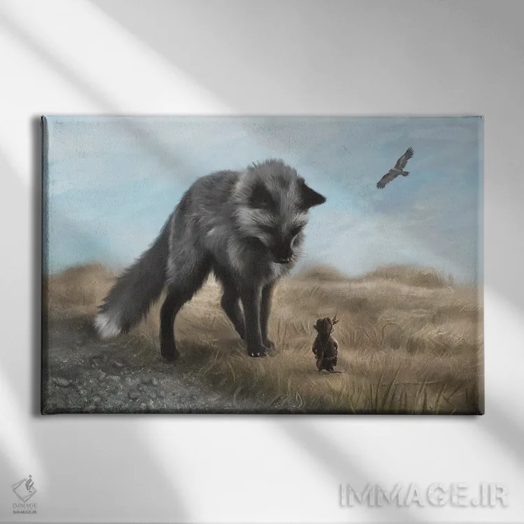 تابلو ملاقات اثر آناستازیا اِوگرافوا - نمای روبهرو روی دیوار