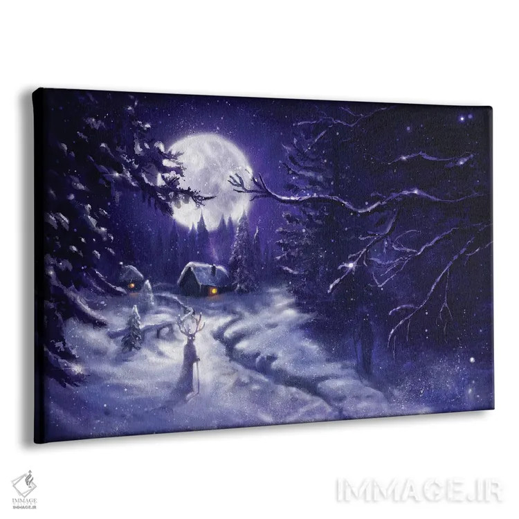 تابلو افسانههای زمستان اثر آناستازیا اِوگرافوا - نمای پرسپکتیو محصول