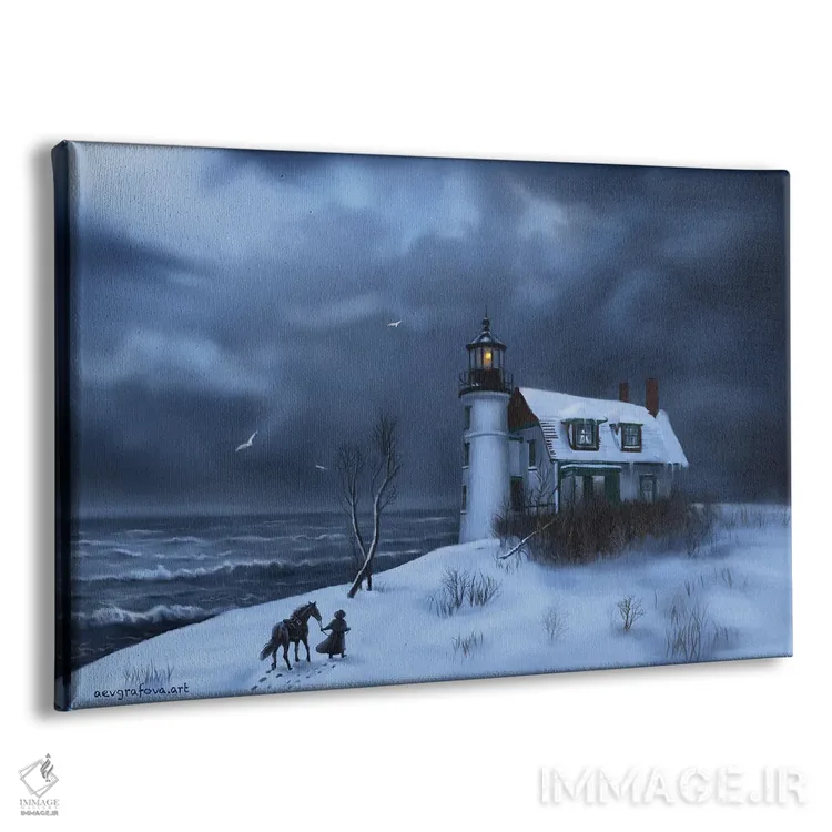 تابلو راز فانوسدریایی قدیمی اثر آناستازیا اِوگرافوا - نمای پرسپکتیو محصول