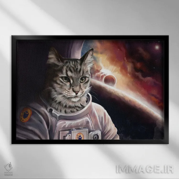 تابلو ماموریت اثر آناستازیا اِوگرافوا - نمای قابدار مشکی