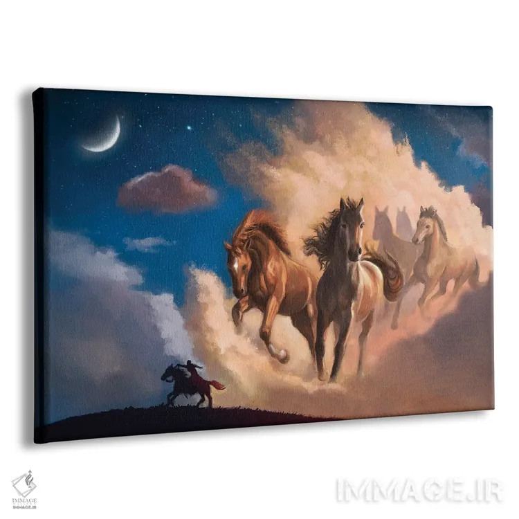 تابلو گلهٔ آسمانی اثر آناستازیا اِوگرافوا - نمای پرسپکتیو محصول