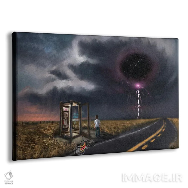 تابلو طوفان در راه است اثر آناستازیا اِوگرافوا - نمای پرسپکتیو محصول