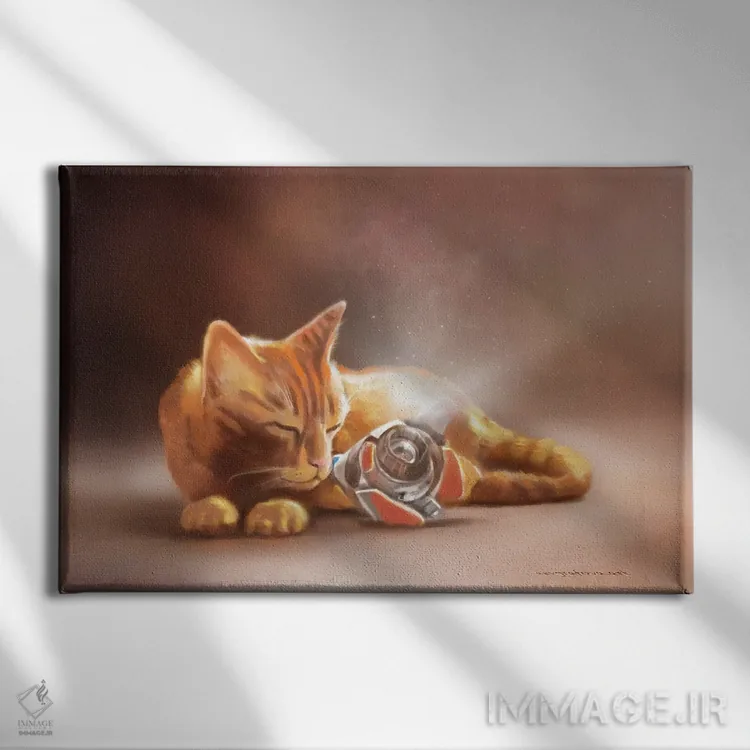 تابلو خداحافظ B-12 (نام خاص) اثر آناستازیا اِوگرافوا - نمای روبهرو روی دیوار