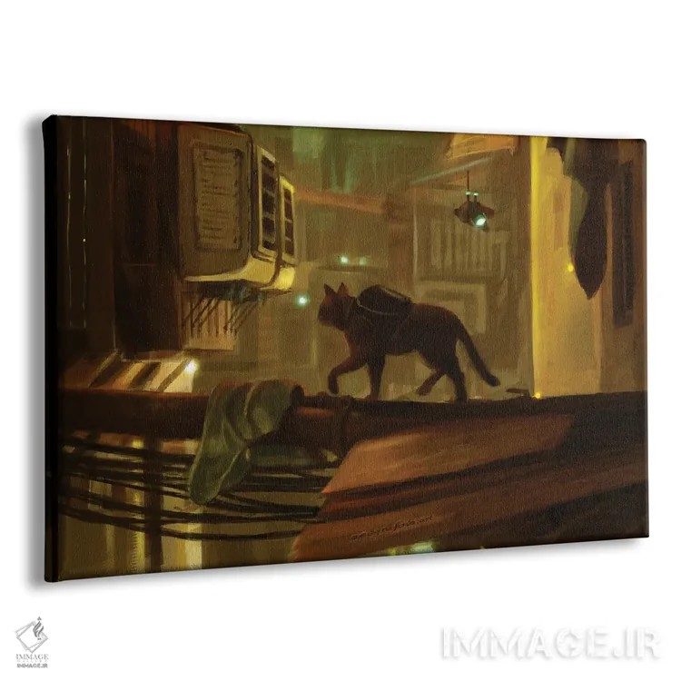 تابلو گام زدن اثر آناستازیا اِوگرافوا - نمای پرسپکتیو محصول