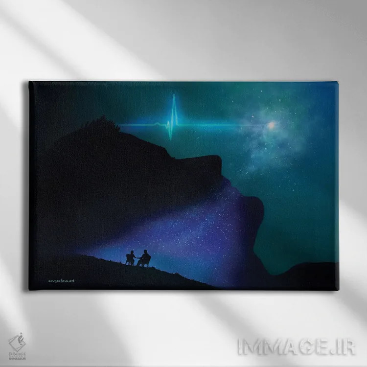 تابلو پایان اثر آناستازیا اِوگرافوا - نمای روبهرو روی دیوار