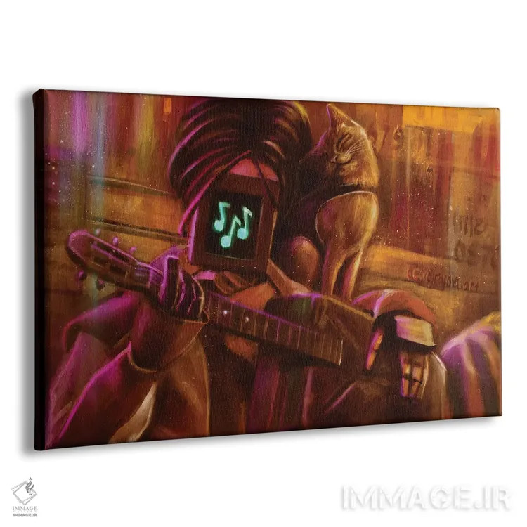 تابلو موسیقی ما را به هم نزدیکتر میکند اثر آناستازیا اِوگرافوا - نمای پرسپکتیو محصول