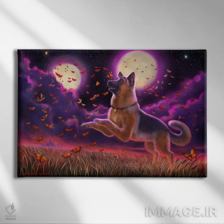 تابلو افسانه اثر آناستازیا اِوگرافوا - نمای روبهرو روی دیوار