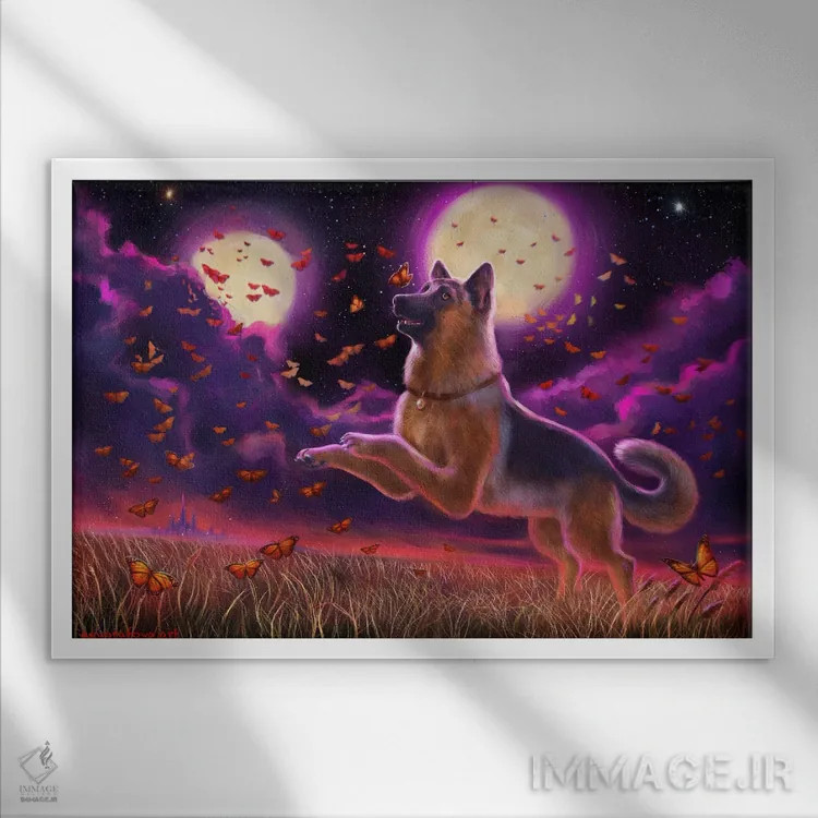 تابلو افسانه اثر آناستازیا اِوگرافوا - نمای قابدار سفید