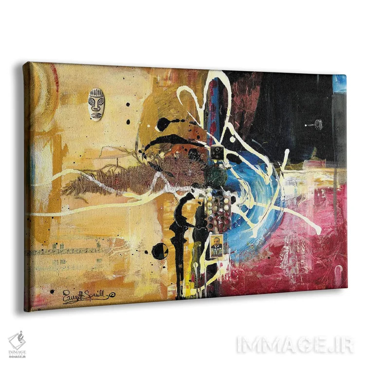 تابلو انتزاعات فرهنگی اثر اورِت اسپرویل - نمای پرسپکتیو محصول