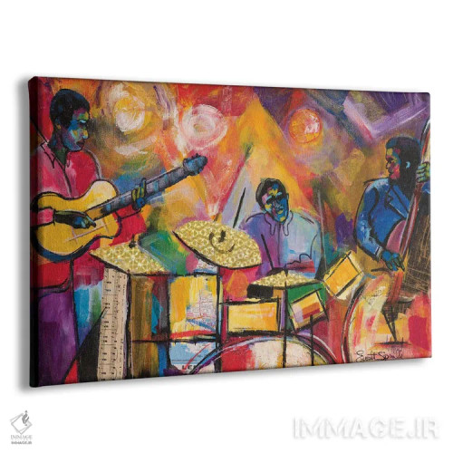 تابلو تریوی جاز اثر اورِت اسپرویل - نمای پرسپکتیو محصول