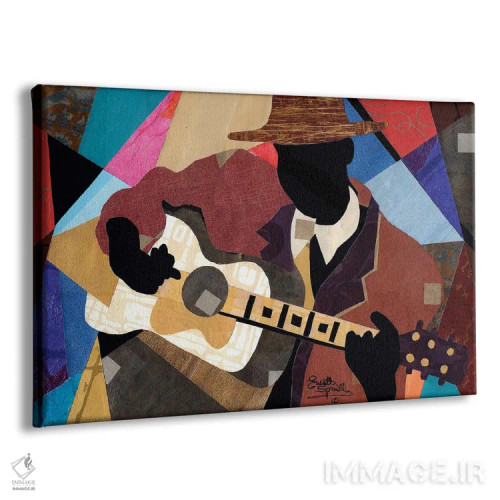 تابلو بلوز ممفیس (سبک موسیقی) اثر اورِت اسپرویل - نمای پرسپکتیو محصول