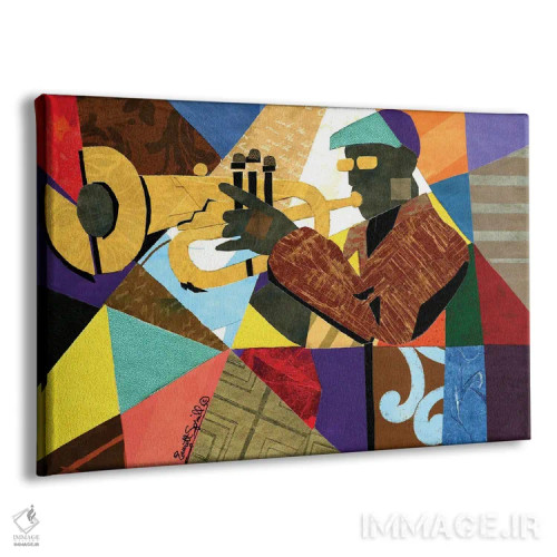 تابلو تِیک فایو (نام مشهور قطعه جاز) اثر اورِت اسپرویل - نمای پرسپکتیو محصول