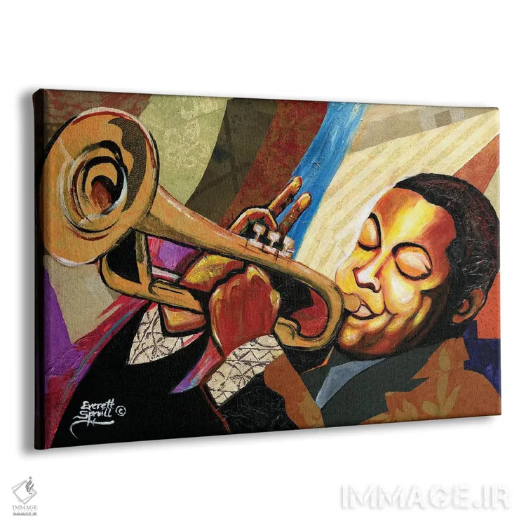 تابلو وینتون مارسالیس اثر اورِت اسپرویل - نمای پرسپکتیو محصول