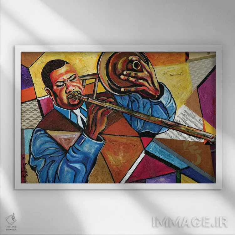 تابلو وایکلیف گوردون اثر اورِت اسپرویل - نمای قابدار سفید