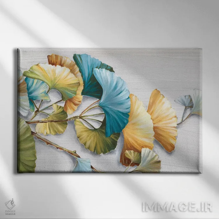 تابلو جینکوی رمانتیک I اثر اوا واتس - نمای روبهرو روی دیوار