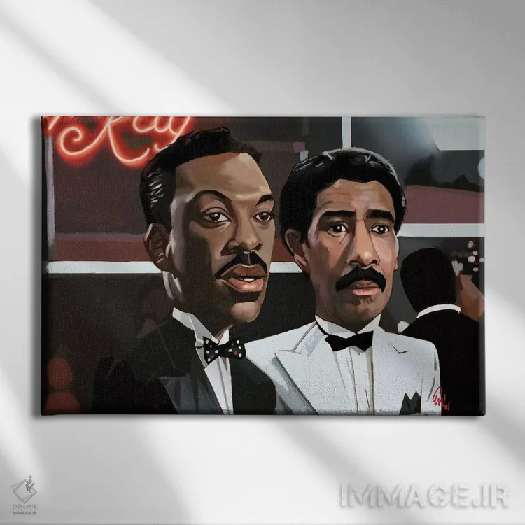 تابلو ریمیکس شبهای هارلم اثر ایوان ویلیامز - نمای روبهرو روی دیوار