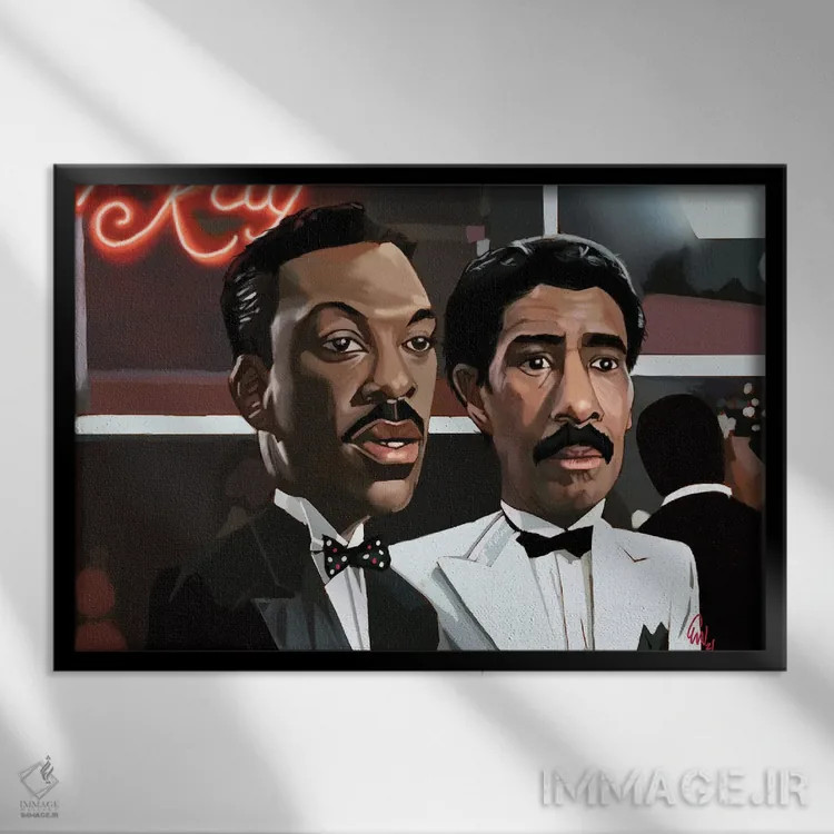 تابلو ریمیکس شبهای هارلم اثر ایوان ویلیامز - نمای قابدار مشکی