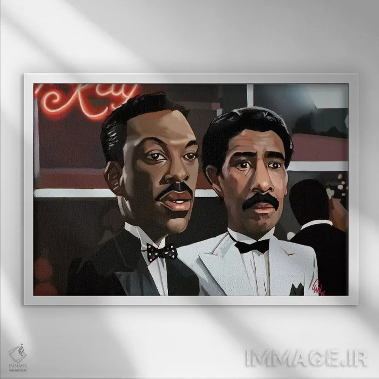 تابلو ریمیکس شبهای هارلم اثر ایوان ویلیامز - نمای قابدار سفید