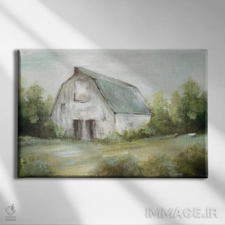 تابلو خاطرات خانه روستایی اثر اوا واتس - نمای روبهرو روی دیوار