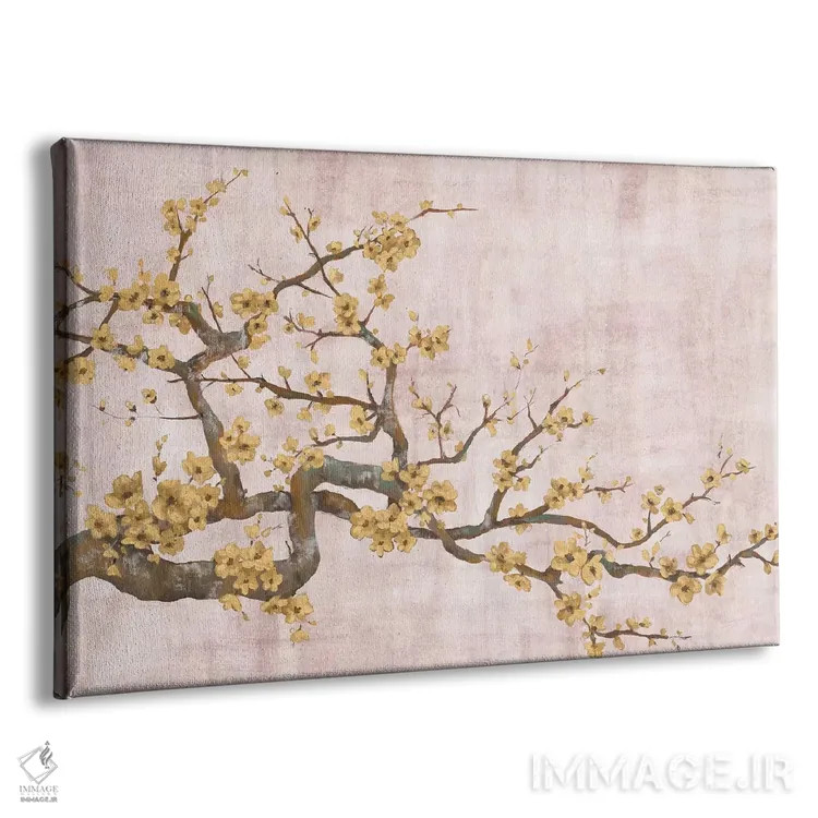 تابلو زاویههای طلا اثر اوا واتس - نمای پرسپکتیو محصول