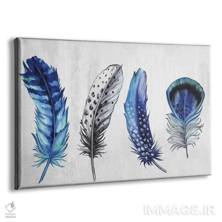 تابلو صف پرها اثر اوا واتس - نمای پرسپکتیو محصول