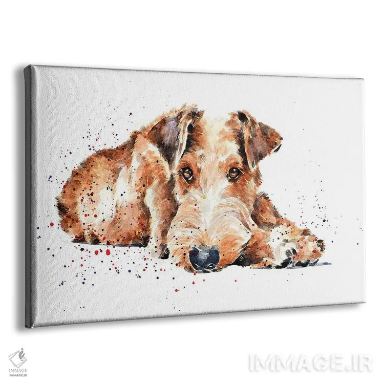 تابلو تِریِر ایرلندی ۱ اثر ادز واترکالرز (برند نقاشی آبرنگ) - نمای پرسپکتیو محصول