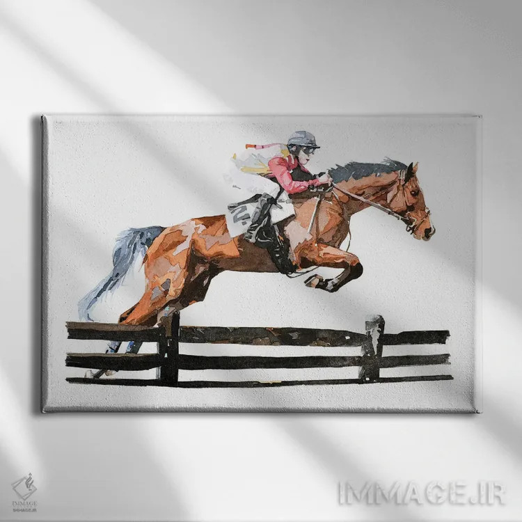 تابلو تمام تلاش یا بازگشت به خانه اثر ادز واترکالرز (برند نقاشی آبرنگ) - نمای روبهرو روی دیوار