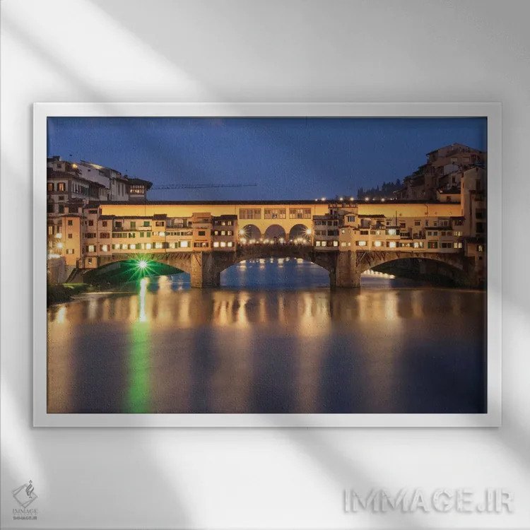 تابلو ایتالیا، سان جیمیگنانو. ویترین مغازه اغذیه فروشی. گوشت خوک. ساندویچها اثر امیلی ویلسون - نمای قابدار سفید