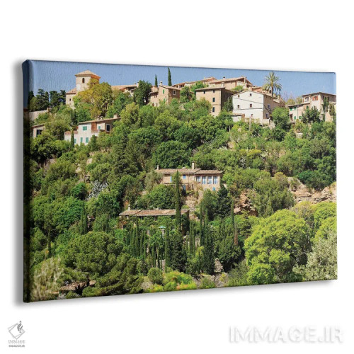 تابلو اسپانیا، جزایر بالئاری، مایورکا. کالا بانیالبوفار. آپارتمانها و خانههای ساحلی اثر امیلی ویلسون - نمای پرسپکتیو محصول