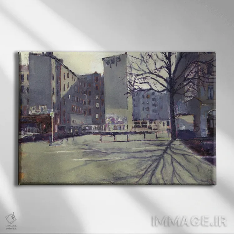 تابلو برلین ۲۲ ۰۲ اثر ادوارد وارکنتین - نمای روبهرو روی دیوار