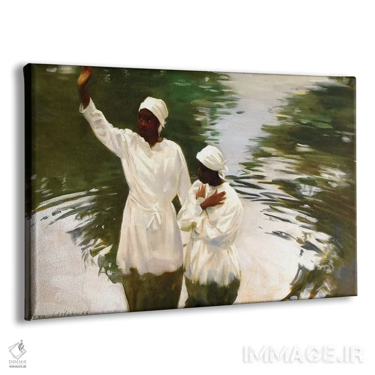 تابلو غسل تعمید در برکه اثر ایوان ویلسون - نمای پرسپکتیو محصول