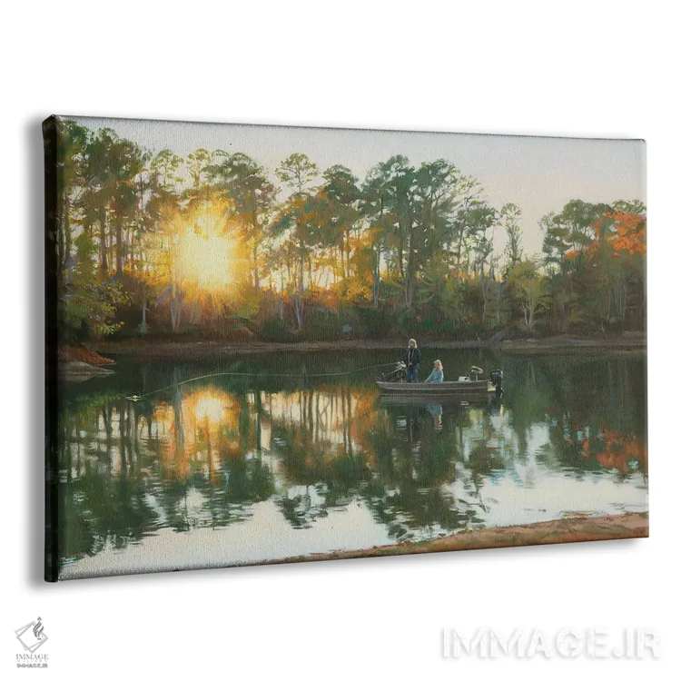 تابلو معدن شن و ماسه اثر ایوان ویلسون - نمای پرسپکتیو محصول