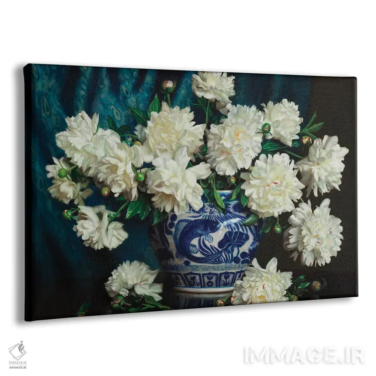 تابلو صدتومانیهای سفید ۲۰۲۳ اثر ایوان ویلسون - نمای پرسپکتیو محصول