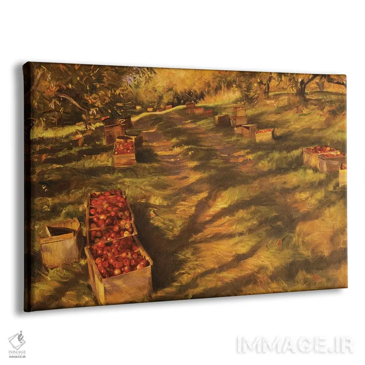 تابلو باغ سیب اثر ایوان ویلسون - نمای پرسپکتیو محصول