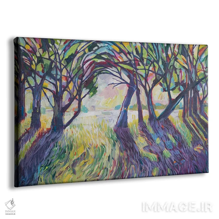 تابلو سایههای دیرهنگام اثر الیری ریـدال - نمای پرسپکتیو محصول