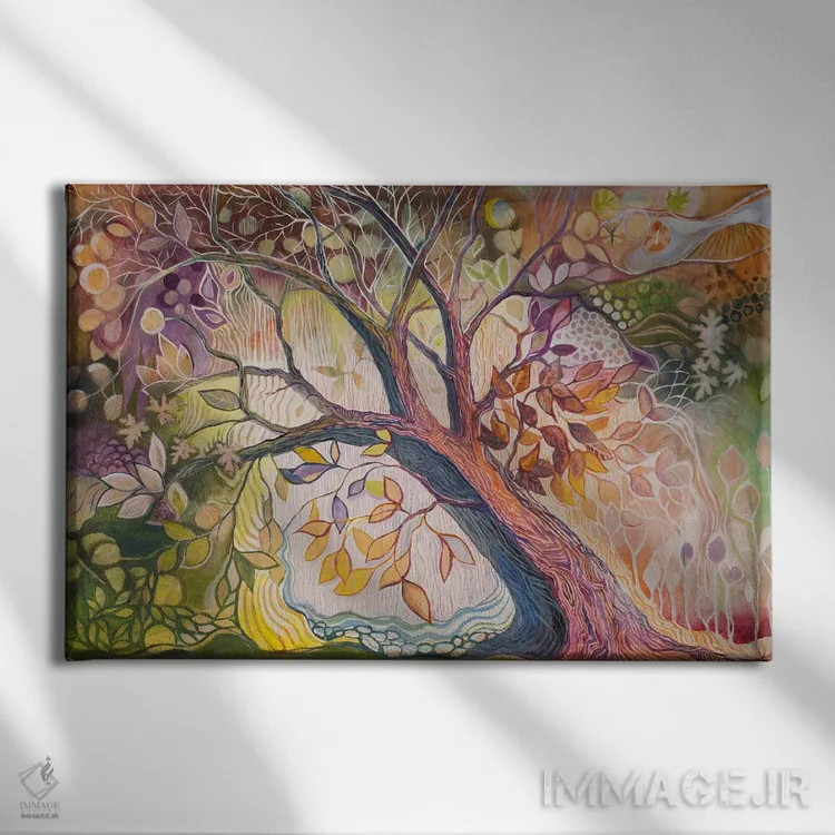 تابلو برفراز داستان ۲ اثر الیری ریـدال - نمای روبهرو روی دیوار