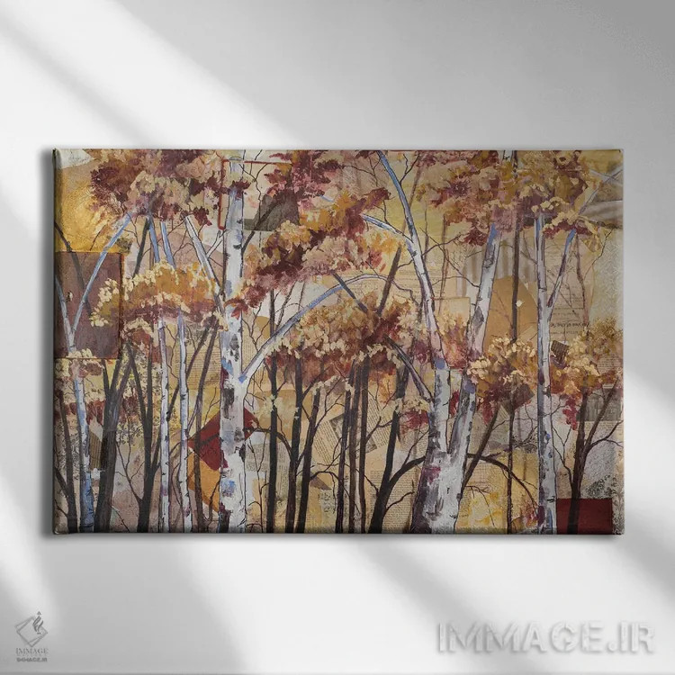 تابلو قدیسان و فرشتگان اثر الیری ریـدال - نمای روبهرو روی دیوار