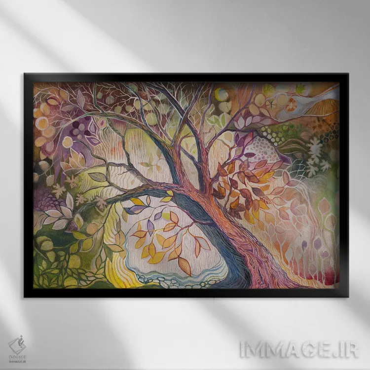تابلو برفراز داستان ۲ اثر الیری ریـدال - نمای قابدار مشکی