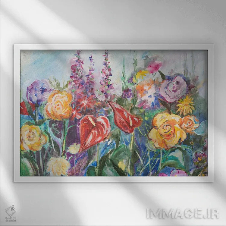 تابلو جسور و زیبا اثر الیری ریـدال - نمای قابدار سفید