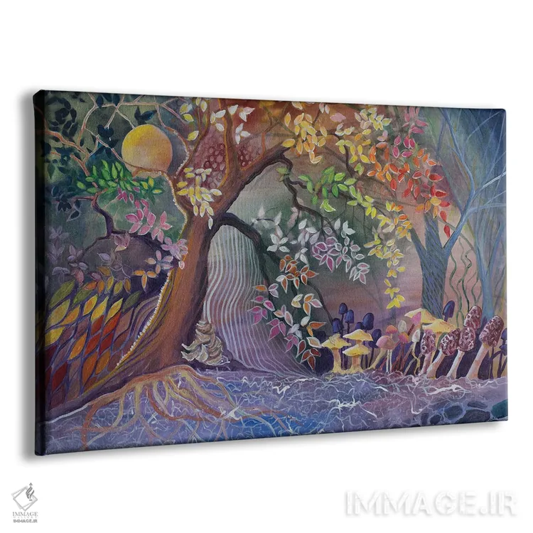 تابلو درخت مادر شماره ۳ اثر الیری ریـدال - نمای پرسپکتیو محصول