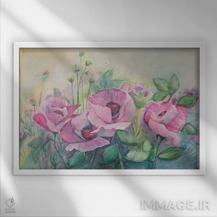 تابلو اتفاق خوب ملایم اثر الیری ریـدال - نمای قابدار سفید