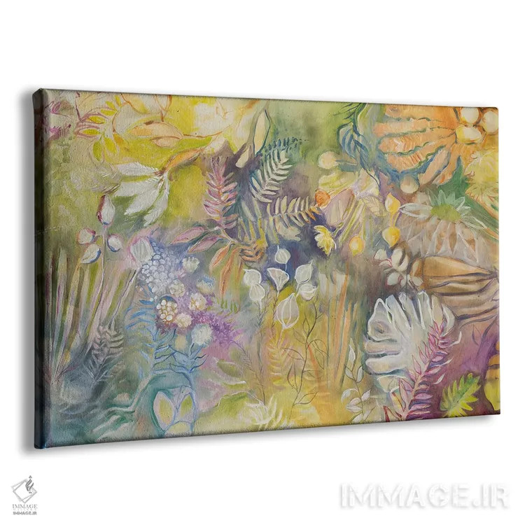 تابلو برگها اثر الیری ریـدال - نمای پرسپکتیو محصول