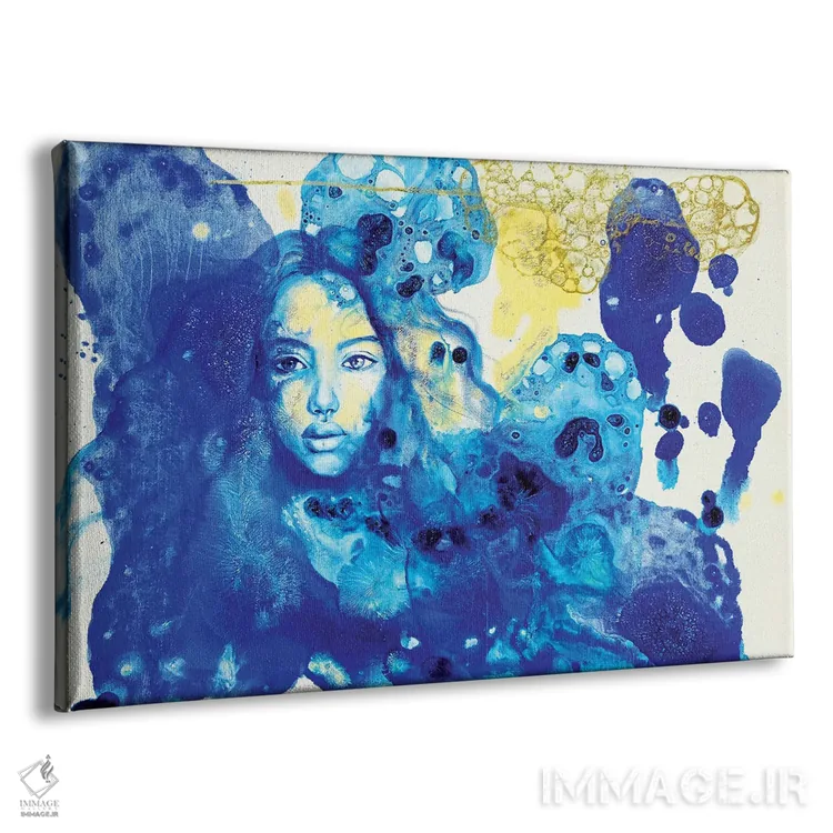 تابلو درهای آبی در تونس اثر یوری کیم - نمای پرسپکتیو محصول