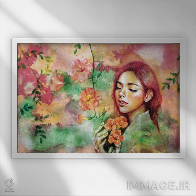 تابلو انتظار شماره ۲ اثر یوری کیم - نمای قابدار سفید