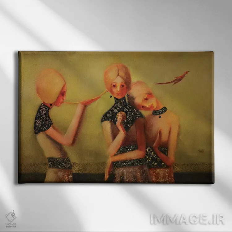 تابلو پرواز صدا اثر ادوارد زنتسیک - نمای روبهرو روی دیوار